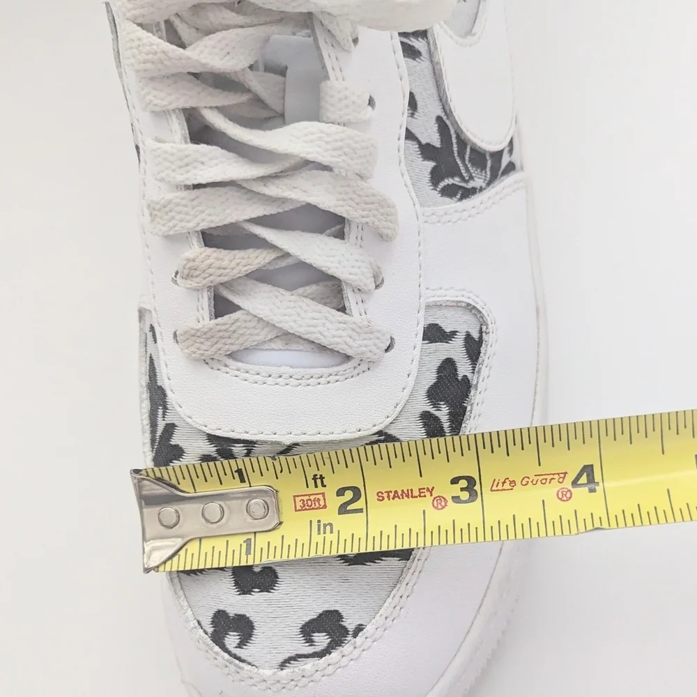Nike Airs Black & White Embroidered Design - Women's Mixed Size 9.5 & 10 - Picture 15 of 15
